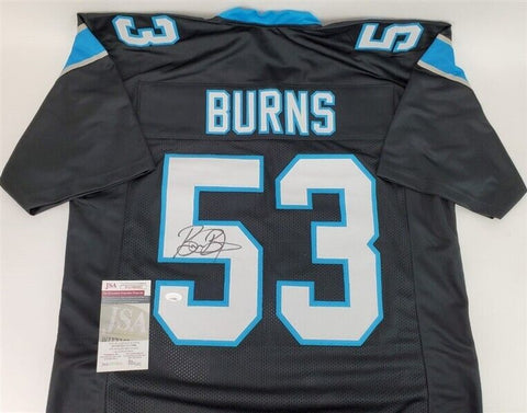 Brian Burns Signed Panthers Jersey (JSA COA) Carolina 2019 #1 Pick NFL Draft D.E