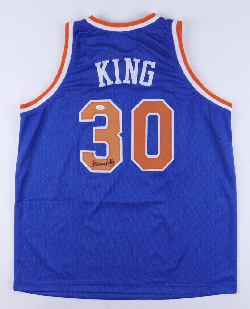 Bernard King Signed New York Knicks Jersey (JSA COA) 4xNBA All Star Forward