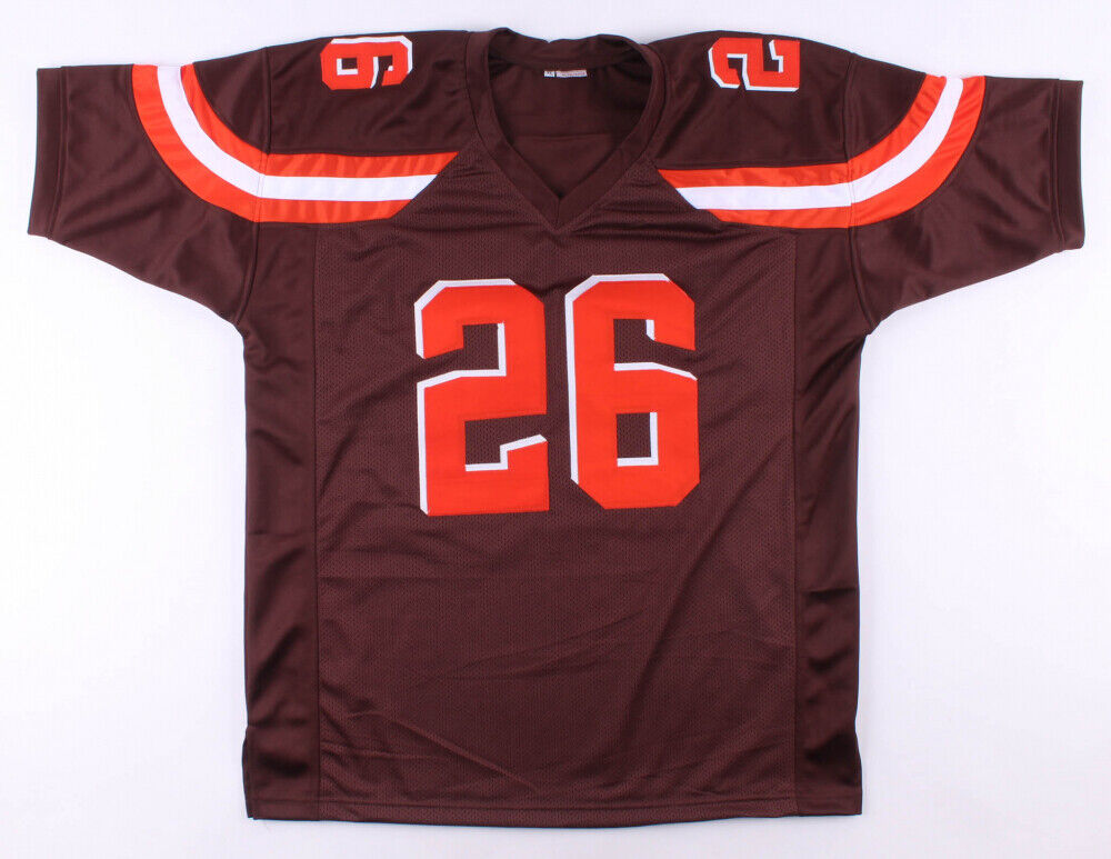 Greedy Williams Signed Cleveland Browns Jersey (TSE COA) 2019 2nd Rd Pick LSU DB