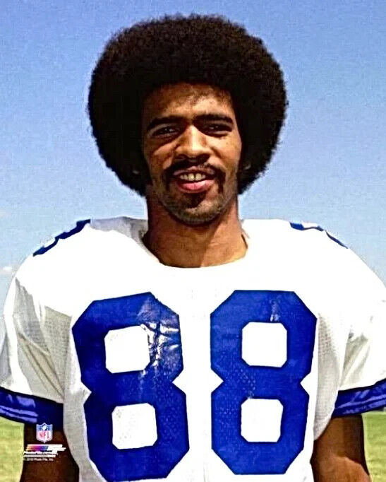 Drew Pearson Dallas Cowboys Signed Mini Helmet (JSA COA) Super Bowl XII Champ