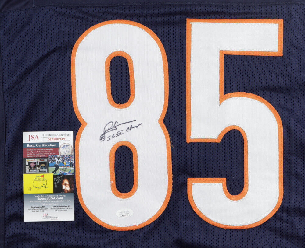 Dennis McKinnon Signed Chicago Bears Jersey (JSA COA) 1985 Super Bowl XX W.R.