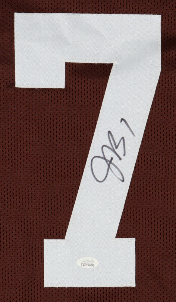 Jacoby Brissett Signed Cleveland Browns Jersey (JSA) 2016 3rd Round Draft Pick