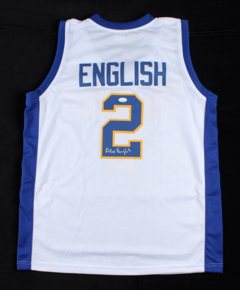 Alex English Signed Denver Nuggets Jersey (JSA COA) 8x NBA All-Star (1982–1989)
