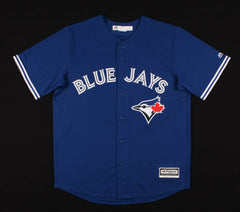 Kendrys Morales Signed Toronto Blue Jays Majestic MLB Jersey (JSA COA)
