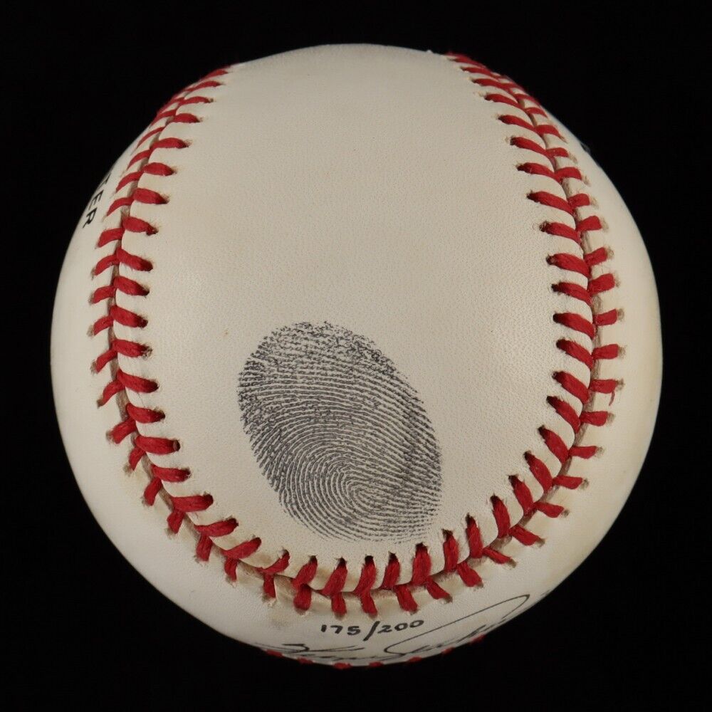 Fergie Jenkins Signed Chicago Cubs N.L. Baseball & Display Case w/Thumbprint COA