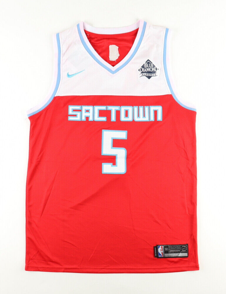 De'Aaron Fox Signed Sacramento Kings Custom On Court Style Jersey (PSA COA)