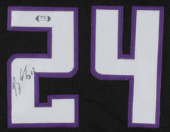 Buddy Hield Signed Sacramento Kings "Respect Us" 2019 B.L.M. Jersey (PSA Holo)