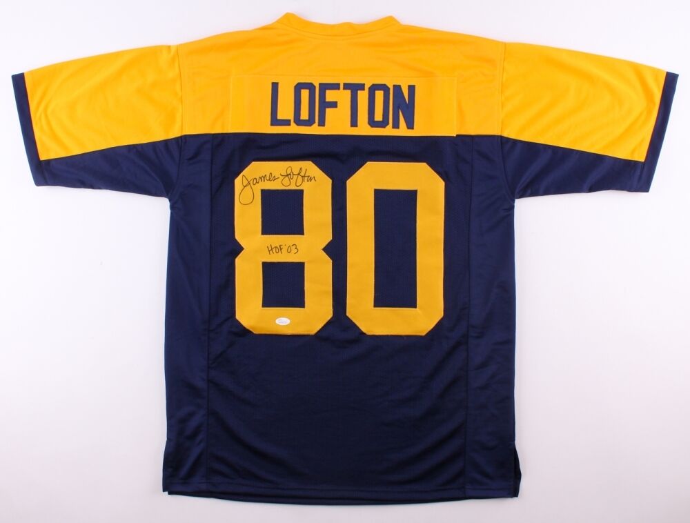 James Lofton Signed Packers Throwback Jersey Inscribed "HOF 03" (JSA) 1978–1986