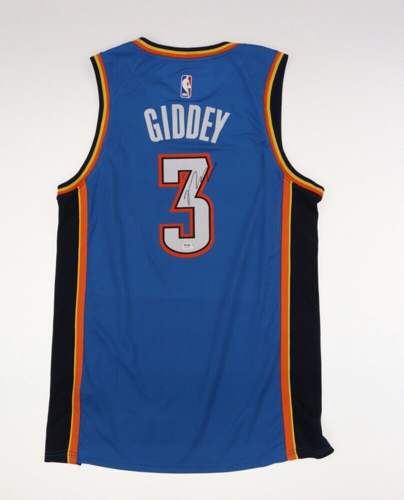 Josh Giddey Signed Oklahoma City Thunder Jersey (PSA) #6 Overall Pick 2020 Draft