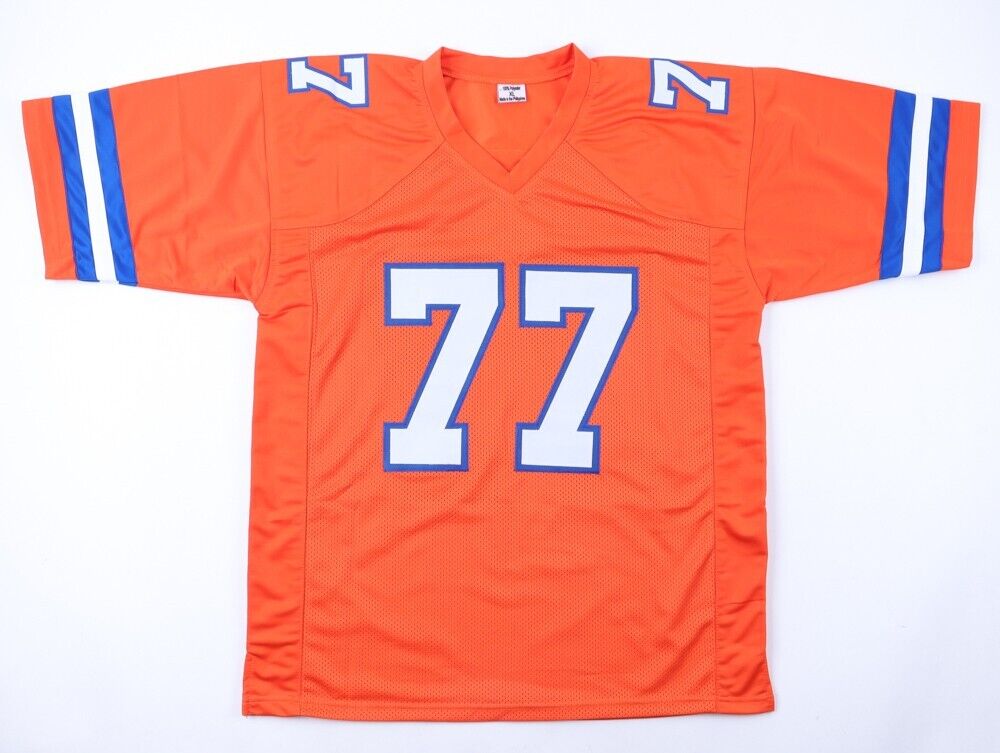 Karl Mecklenburg Signed Denver Broncos Jersey (JSA COA) 6xPro Bowl Linebacker