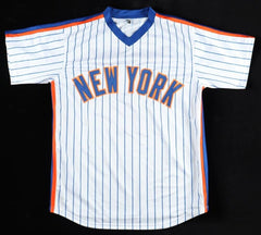 Dwight "Doc" Gooden Signed Jersey "86 W.S Champs" (JSA COA) New York Mets Ace