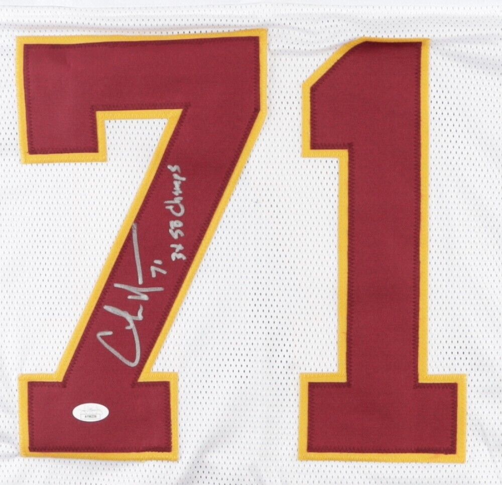 Charles Mann Signed Washington Redskins Jersey Inscribed "3xSB Champs" (JSA COA)
