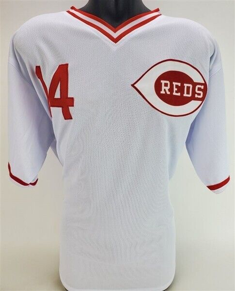 Pete Rose Signed Cincinnati Reds Jersey (JSA COA) MLB's All Time Hit King w/4256