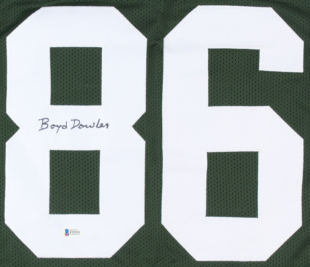 Boyd Dowler Signed Packers Jersey (Beckett COA) 2×Super Bowl champion (I, II)
