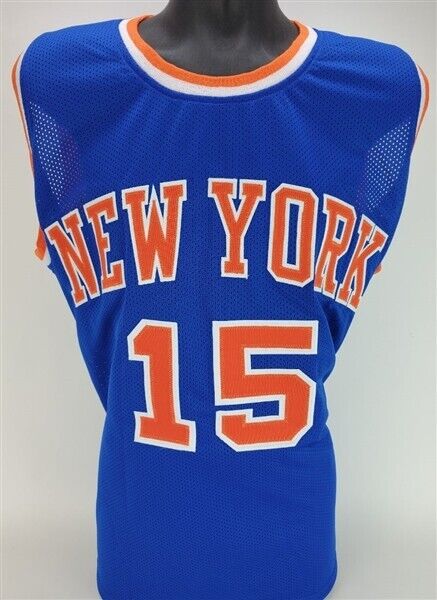 Earl Monroe Signed New York Knicks Jersey HOF 1990 (JSA COA) 1973 World Champion