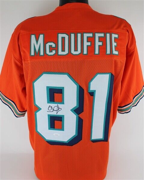 O. J. McDuffie Signed Dolphins Jersey (JSA COA) Miami (1993–2001) Penn State WR