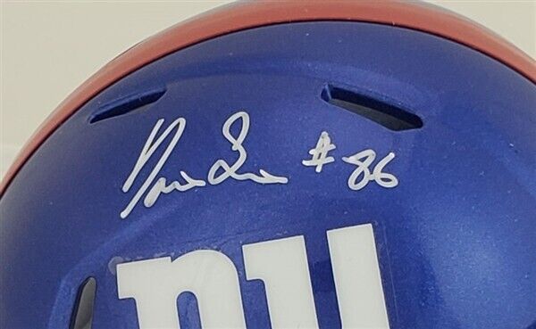 Darius Slayton Signed Giants Mini Helmet (JSA COA) 2019 5th Round Pick / Auburn
