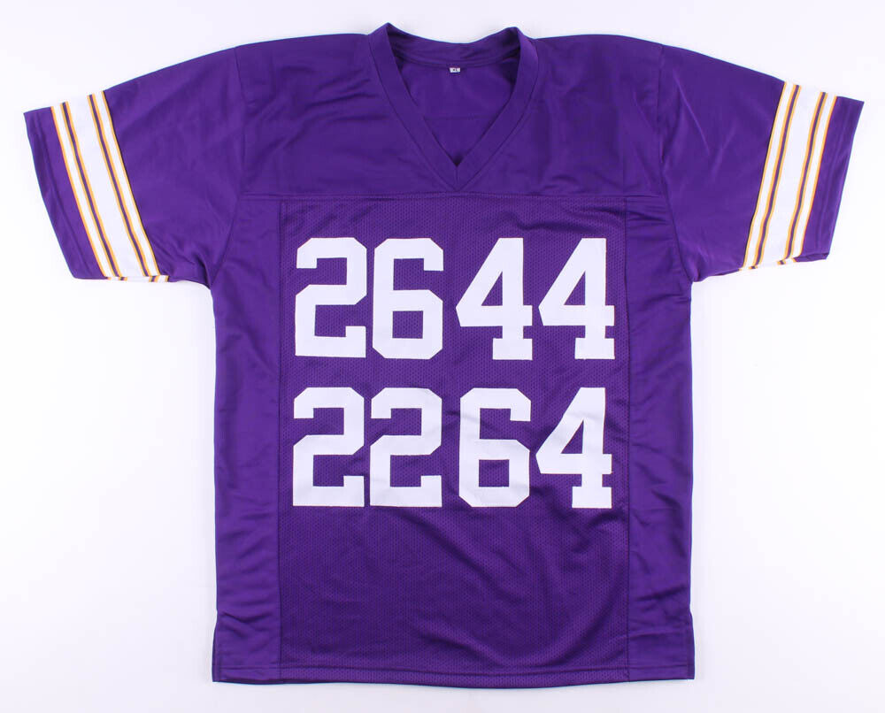 Vikings Greats Jersey Signed by (4) R.Smith, C.Foreman, P.Krause, R.McDaniel JSA