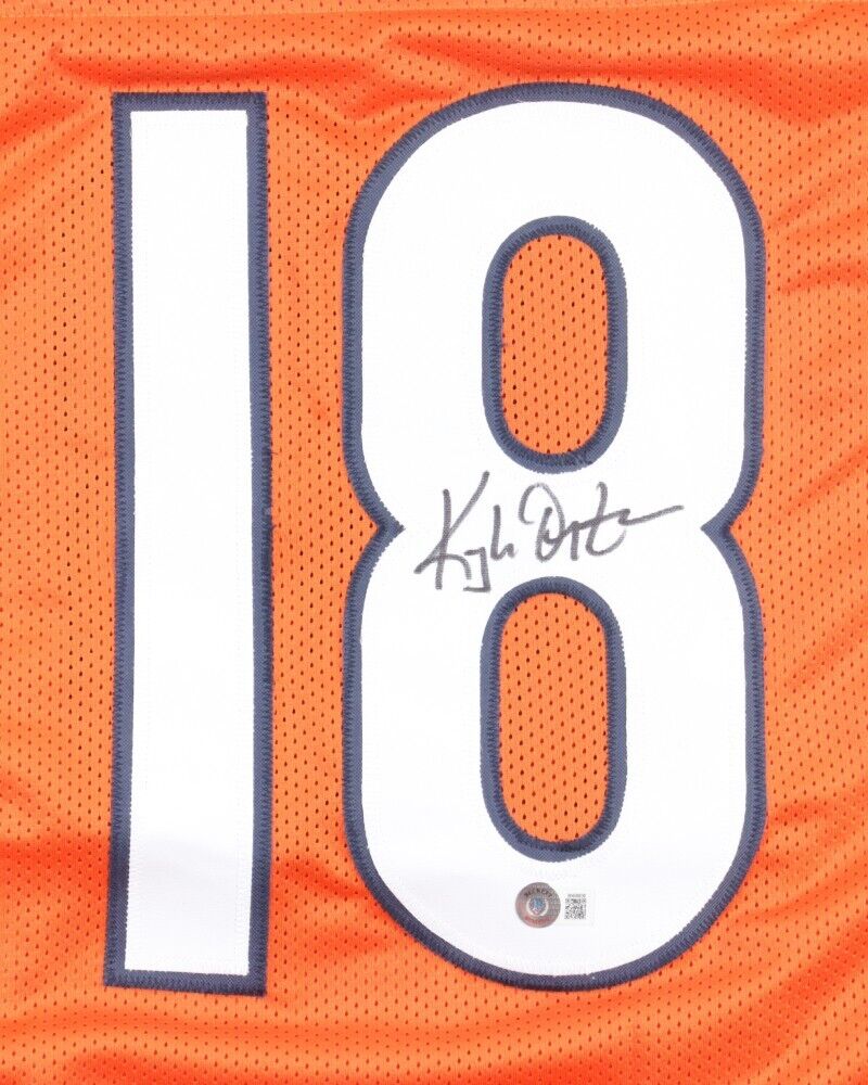 Kyle Orton Signed Chicago Bears Jersey (Beckett) 2005 4th Round Draft Pick Q.B.