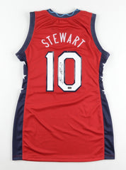 Breanna Stewart Signed Team USA Jersey (Steiner) 2021 Tokyo Olympic Gold Medal