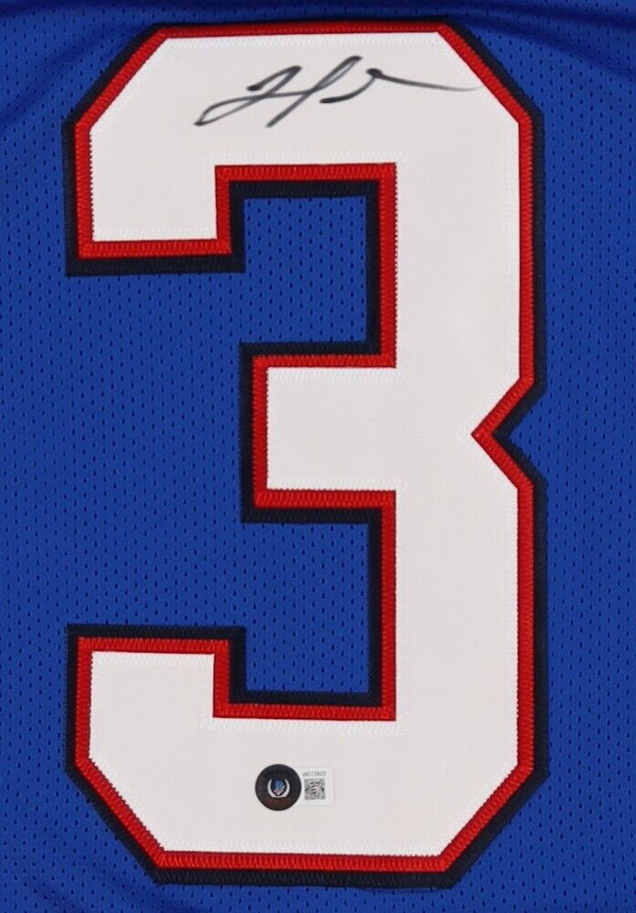 Damar Hamlin Signed Buffalo Bills Jersey (Beckett) 2021 6th Round Draft Pick D.B