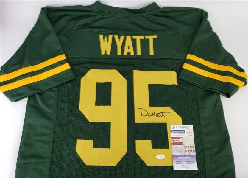 Devonte Wyatt Signed Green Bay Packers Color Rush Jersey (JSA COA) 2022 Draft Pk