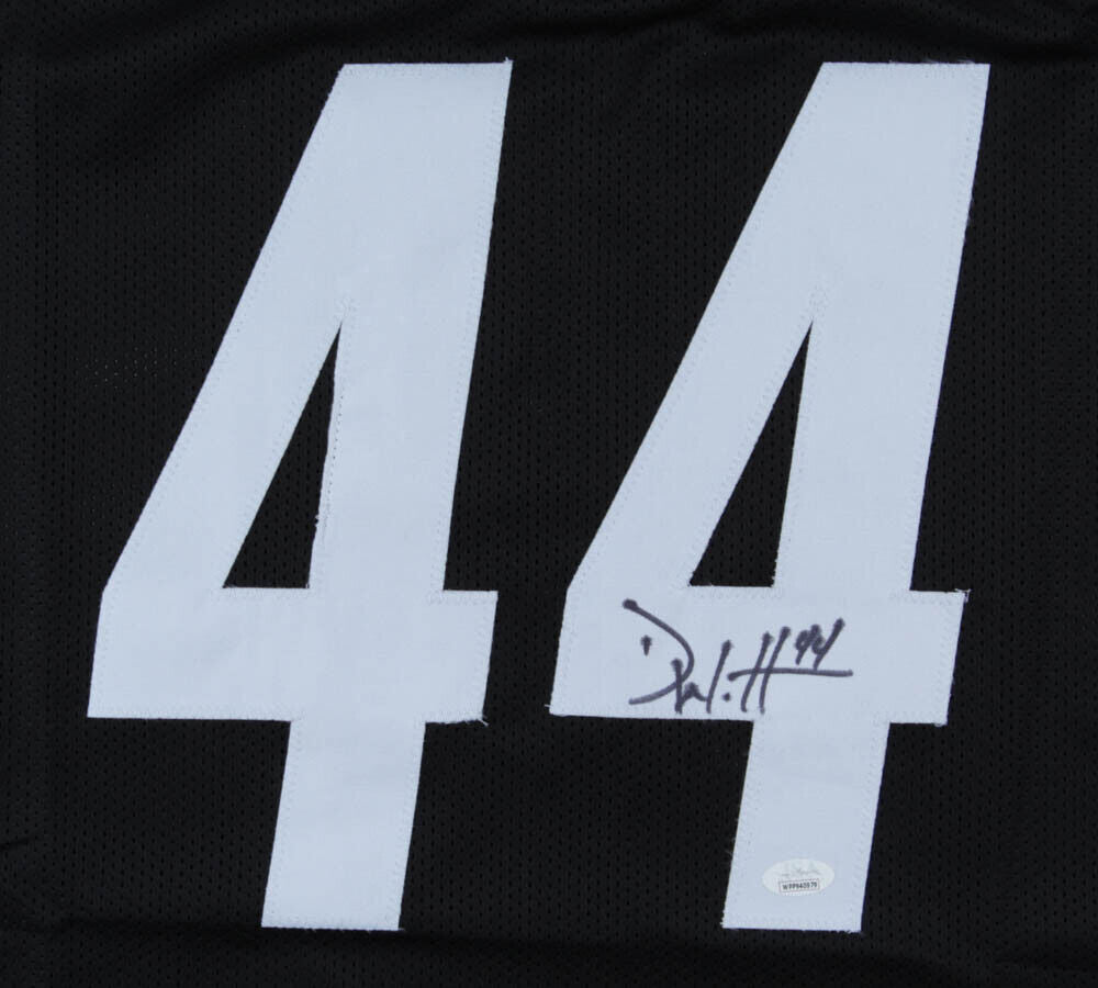 Derek Watt Signed Steeler Black Road Jersey (JSA COA) Pittsburgh Starting F..B.