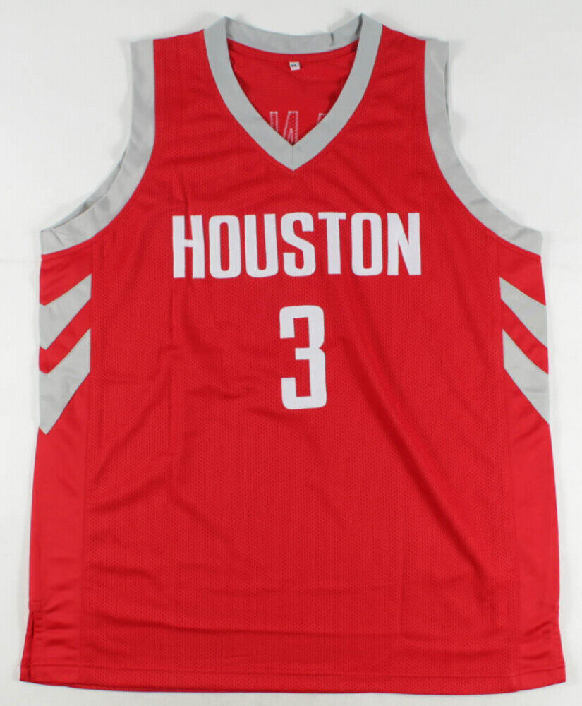 Steve Francis Signed Houston Rockets Red Jersey (JSA COA) 3xAll Star Point Guard
