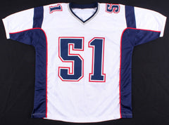 Bryan Cox Signed New England Patriots Jersey (JSA COA) Super Bowl XXXVI Champion
