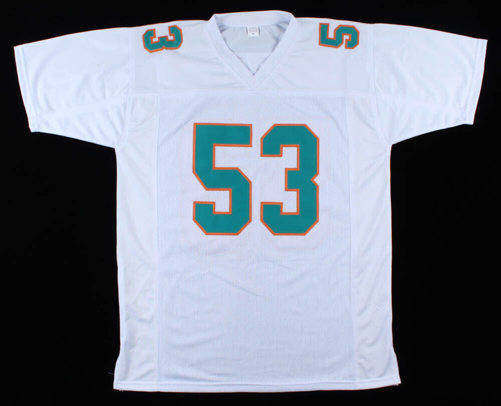 Kyle Van Noy Signed Miami Dolphins White Jersey Inscribed "Fins Up!" (PSA COA)