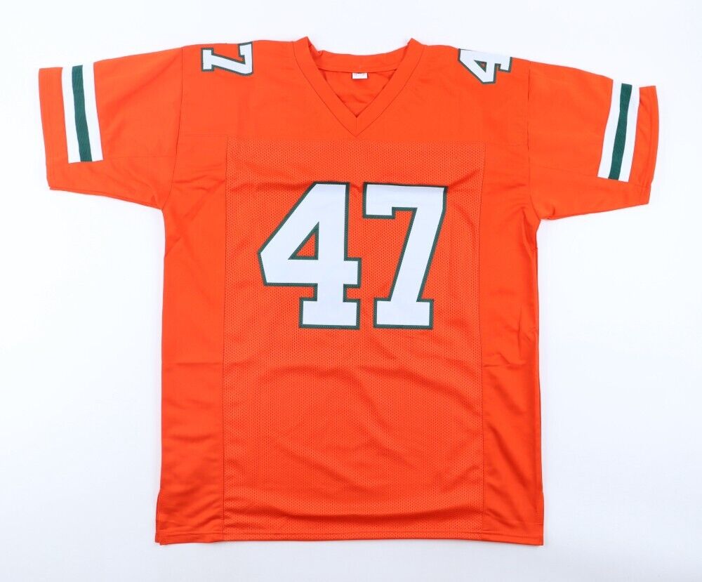 Ottis O.J Anderson Signed Miami Hurricanes Jersey (JSA COA) New York Giants R.B.