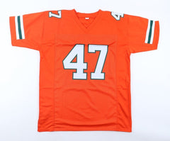 Ottis O.J Anderson Signed Miami Hurricanes Jersey (JSA COA) New York Giants R.B.