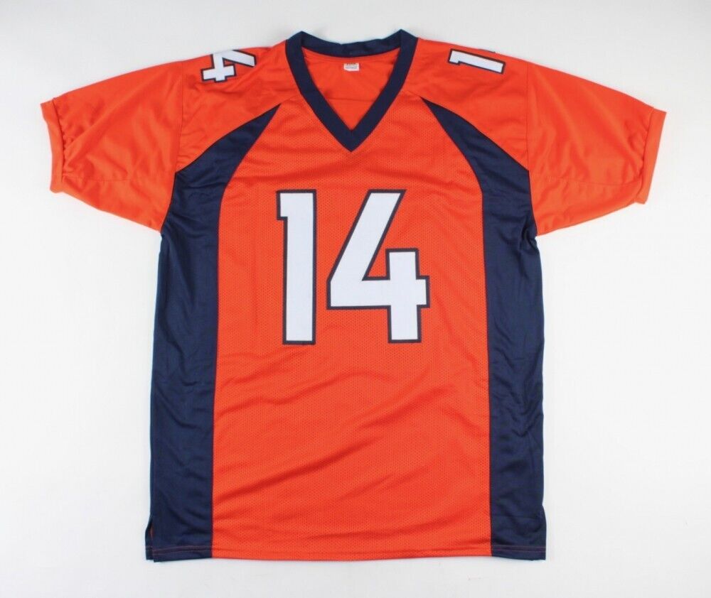 Courtland Sutton Signed Denver Bronco Jersey (Beckett) 2018 Rookie Wide Receiver