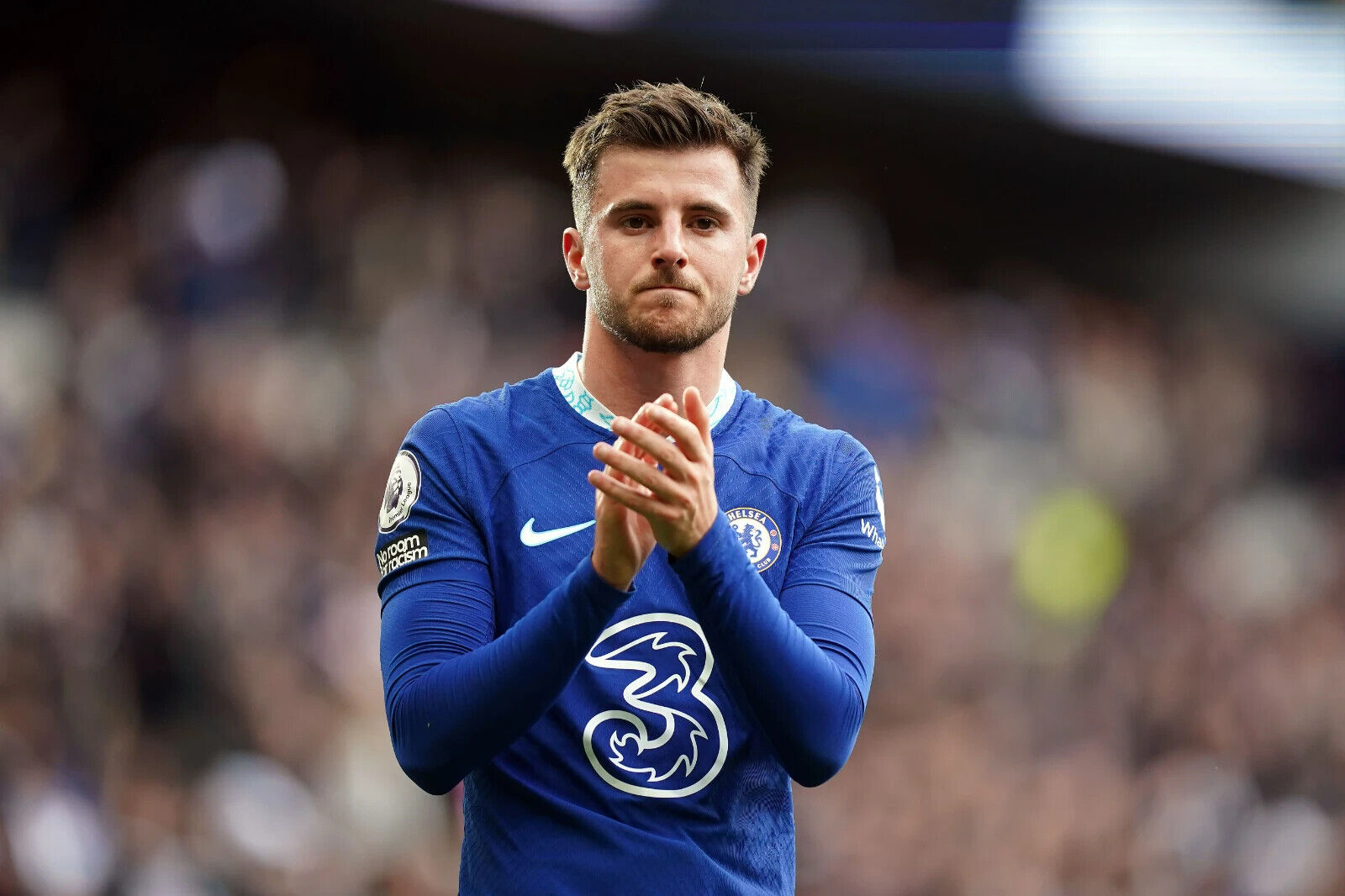 Mason Mount Signed Chelsea Football Club Jersey (Beckett) Central Midfielder