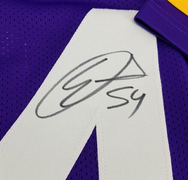 TSE Shop Eric Kendricks Signed Custom Purple Football Jersey