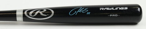 Derrek Lee Signed Rawlings Baseball Bat (JSA) Cubs, Marlins, Pirates, Orioles 1B