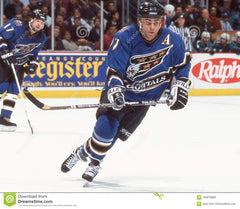 Adam Oates "HOF 12" Signed Washington Capitals Logo Hockey Puck /JSA Witness COA