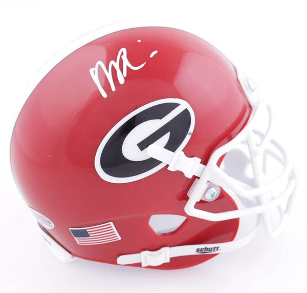 George Pickens Signed Georgia Bulldogs Mini Helmet (Beckett COA) Steel –