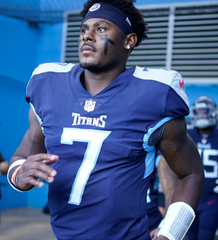 Malik Willis Signed Tennessee Titans Jersey (Beckett) 2022 3rd Round Pick Q.B.