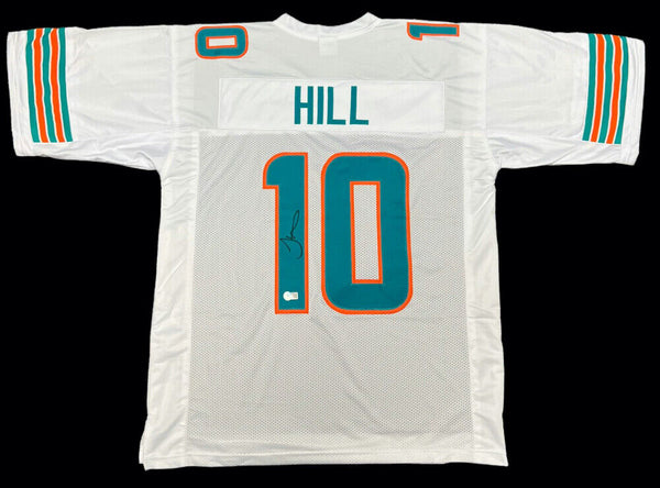 Tyreek Hill Signed Miami Dolphins 35x43 Framed Jersey (Beckett Hologram)