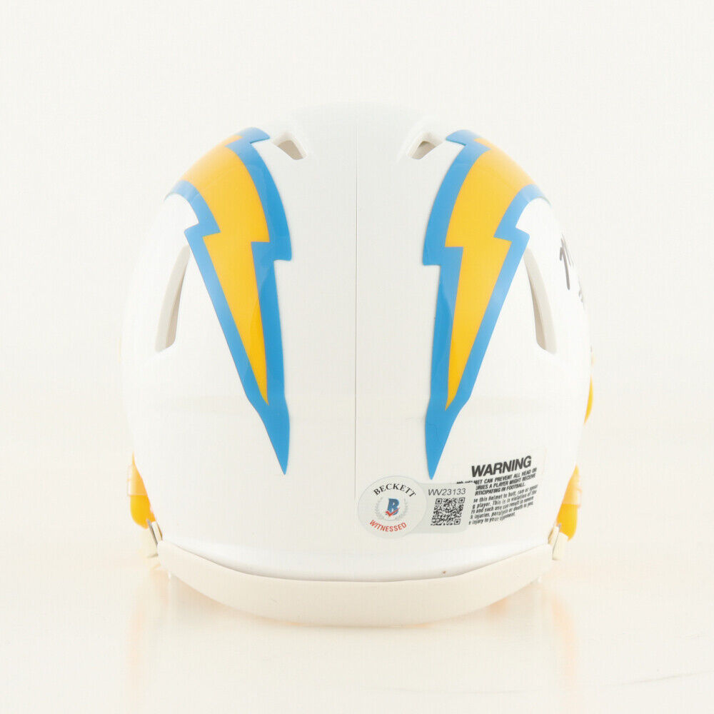 Mike Williams Signed Los Angeles Chargers Mini Helmet (Beckett) 2017 1st Rnd Pck