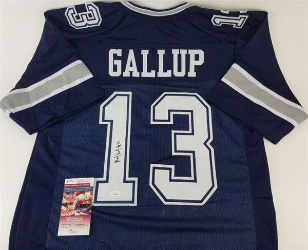 Michael Gallup Autographed Blue Pro Style Jersey- JSA W *Black – The Jersey  Source