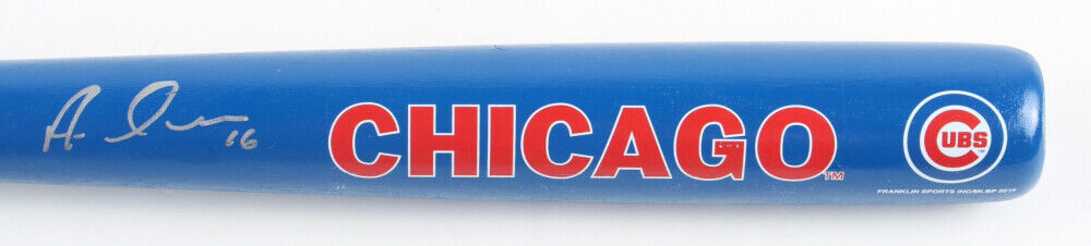 Aramis Ramirez Signed Chicago Cubs Logo Mini Baseball Bat (Schwartz Sports)