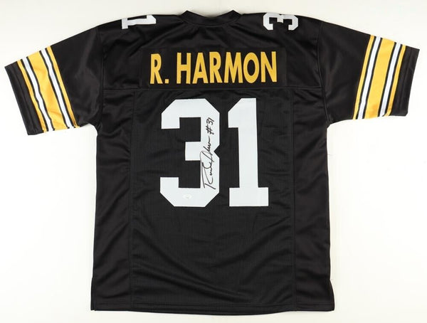 Ronnie Harmon Signed Iowa Hawkeye Jersey (JSA COA) 1986 1st Rnd Pk