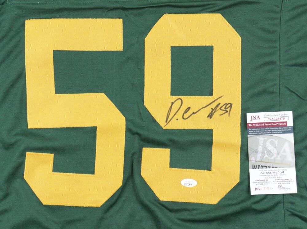 De'Vondre Campbell Signed Green Bay Packers Jersey (JSA COA) 2021 All Pro L.B.