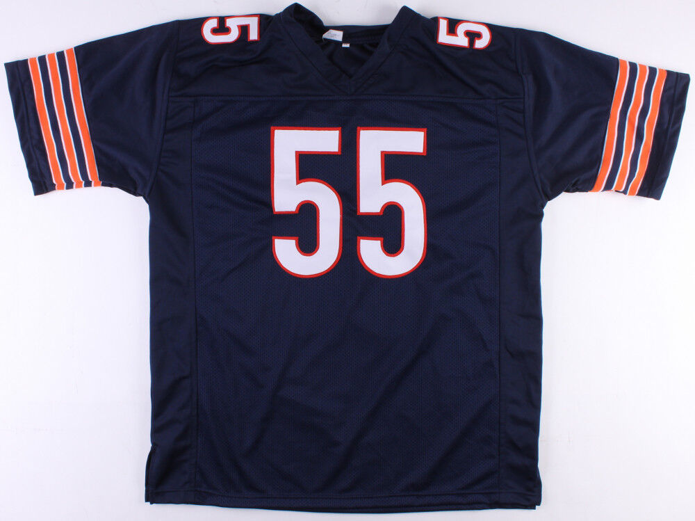 Lance Briggs Signed Bears Blue Jersey (JSA COA) 7×Pro Bowl (2005–2011)Linebacker