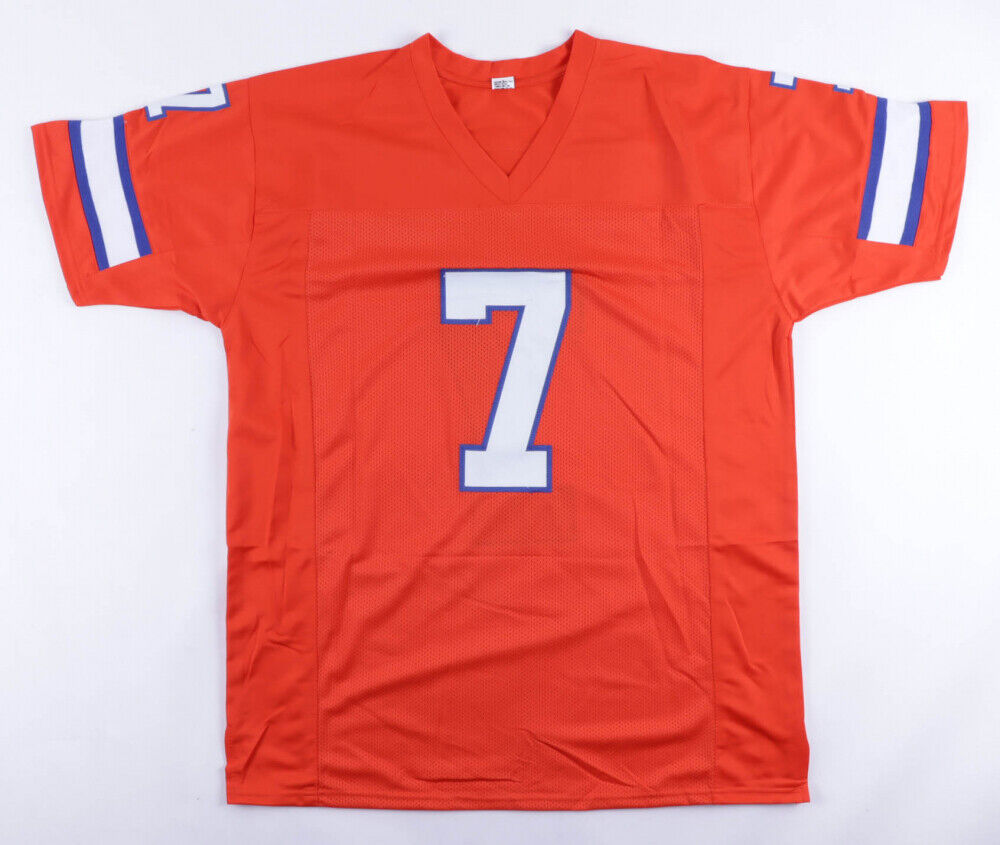 Craig Morton Signed Broncos Jersey (JSA COA) Orange Crush Starting QB 1979