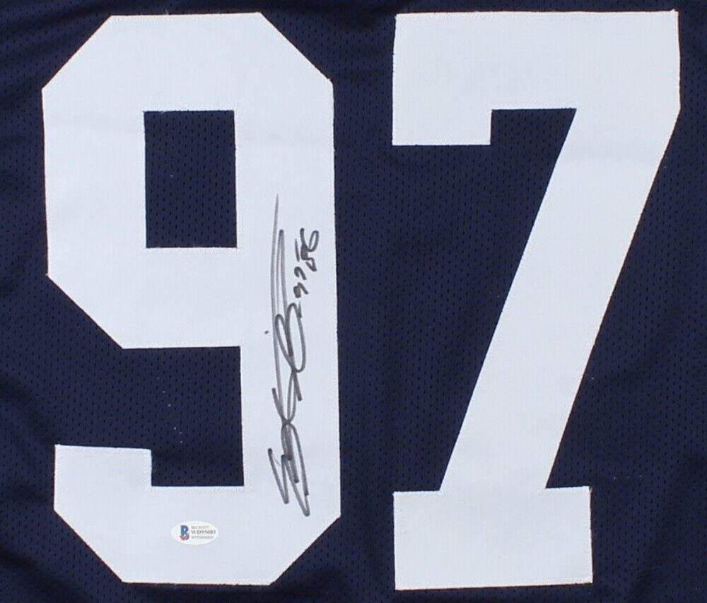 Everson Griffen Signed Cowboys Jersey (Beckett COA)Dallas All Pro Defensive End