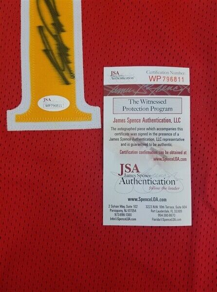 Dominique Wilkins Signed Atlanta Hawks Jersey (JSA COA) 9xNBA All Star 1986–1994