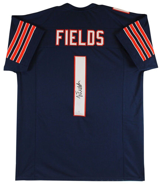 Justin Fields Authentic Signed 2021 Chicago Bears Jersey JSA 